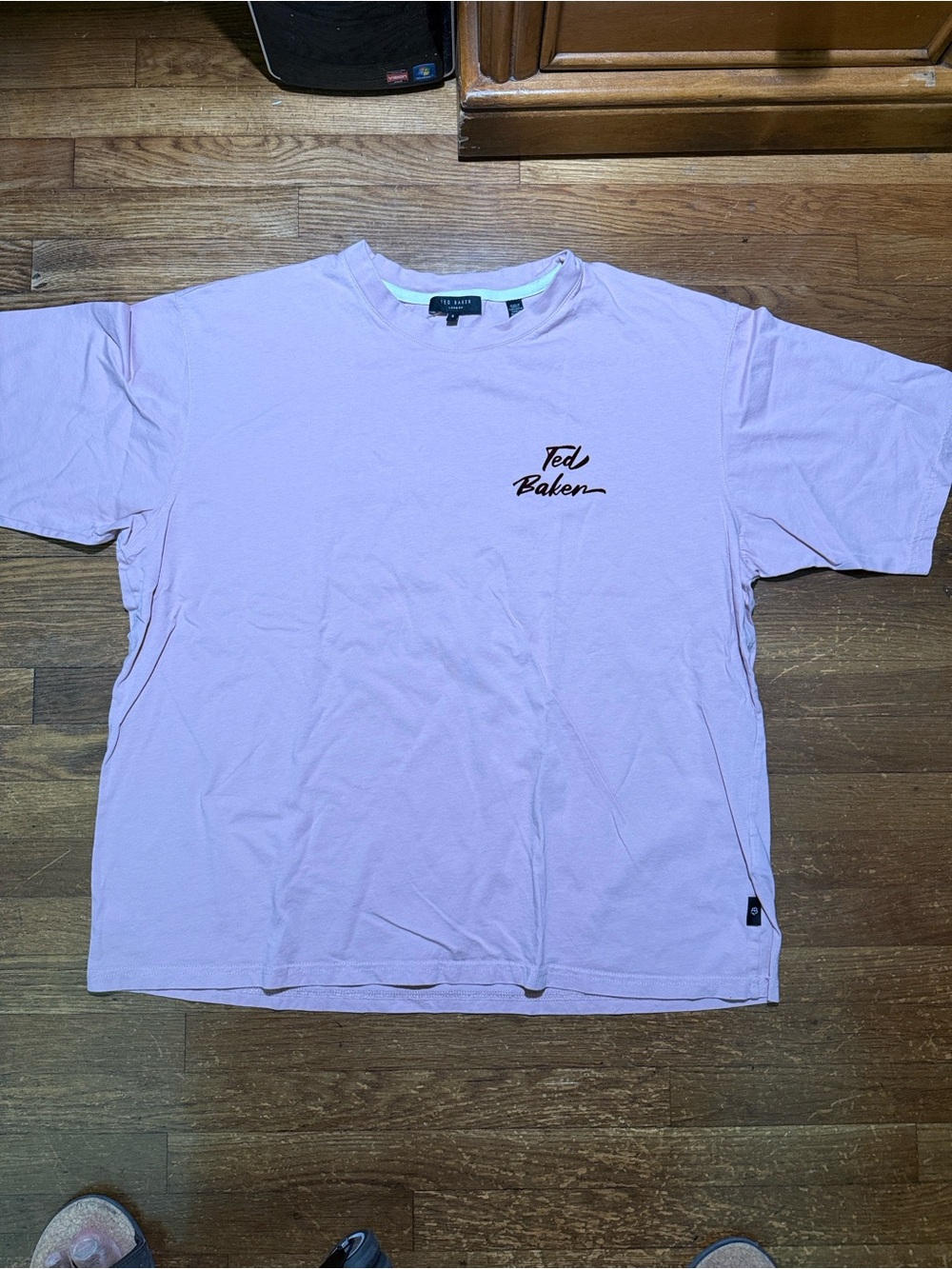 Ted Baker Light Pink Logo Crewneck T-Shirt